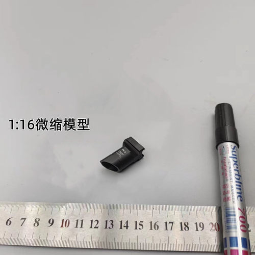 兵人配件20mm导轨垂直三角握把金属前握把骑士RVG斜握1/7微缩