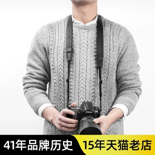 马田进口真皮微单相机背带牛皮适用尼康z佳能R索尼a7富士单反肩带