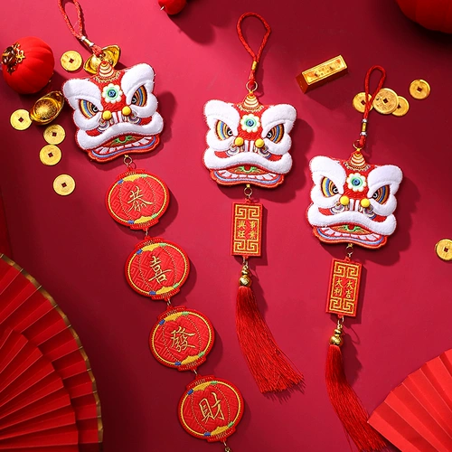 2023 Новый год украшения Новый год весенний фестиваль поселок Семейный продукт Lion Dance Lion Dance Lion Dance Gobbit Год