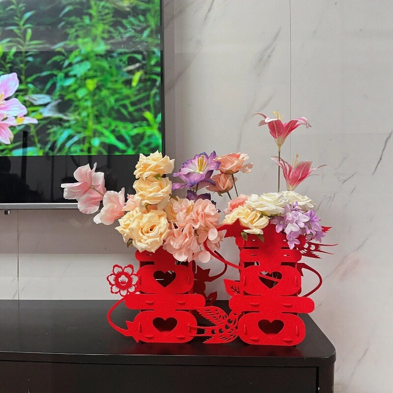 婚房布置结婚礼专用立体喜字装饰