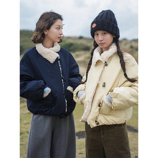 Botanique植物学 三防面料90白鸭绒拉贡羊毛羽绒服 济州岛冬日