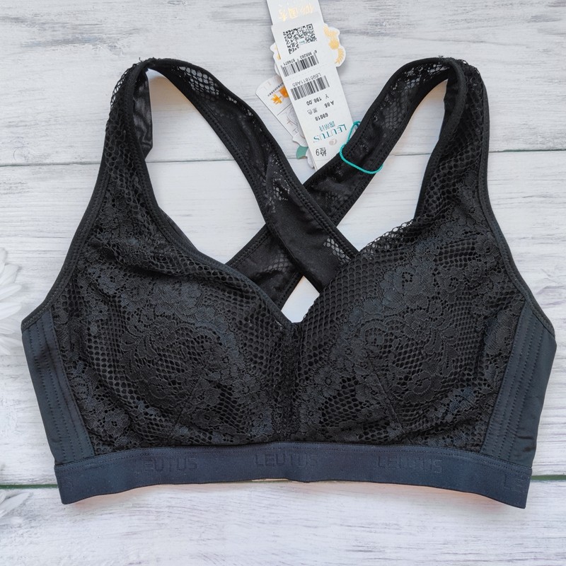 包邮露蒂* 69518背心交叉肩带运动防下垂无钢圈聚拢文胸内衣abc杯