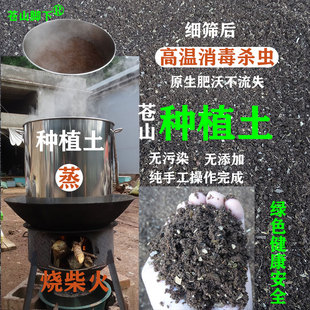 高湿蒸消毒杀虫苍山脚下天然腐殖土养殖土种植土森林土山土营养土
