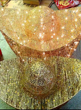 新年招财进宝铁艺金元宝LED灯超大元宝1米酒店商场大厅装饰大摆件