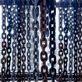 万圣节鬼屋酒吧装 饰仿真链条塑料大铁链影视刑具舞会囚犯表演道具