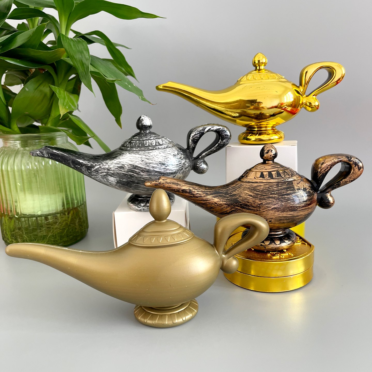 万圣节装饰品阿拉丁神灯注塑跨境