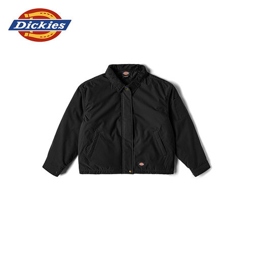Dickies秋冬 女式灯芯绒领棉服 宽松廓形休闲保暖外套 DK0A8643
