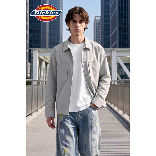 Dickies 26秋冬新款男士工装夹克翻领多口袋休闲外套 D264MWT39