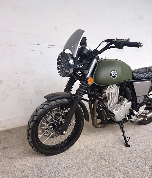 复古改装大灯保护网罩栅格灯罩哈佛特幽客uk250/400大灯网罩灯网