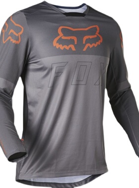 FOX速降服山地自行车骑行服上衣男长袖越野赛车服速干狐狸头T恤