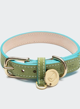 【预订】Cloud7蒂尔加滕牛皮狗项圈 新版新色德国手工 petisan