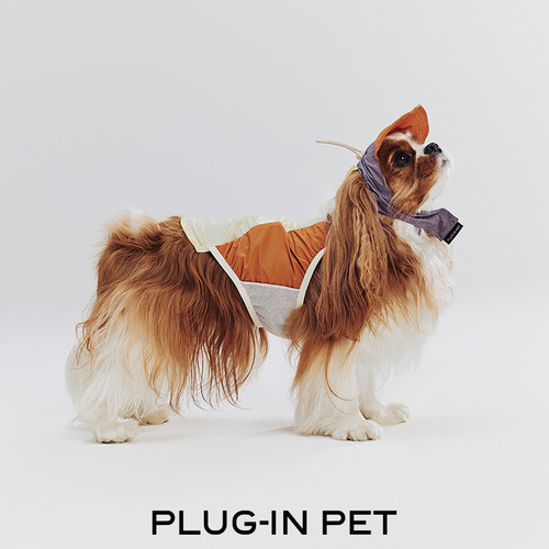 前开式薄款防晒背心PLUG-IN PET便于穿脱   Petisan