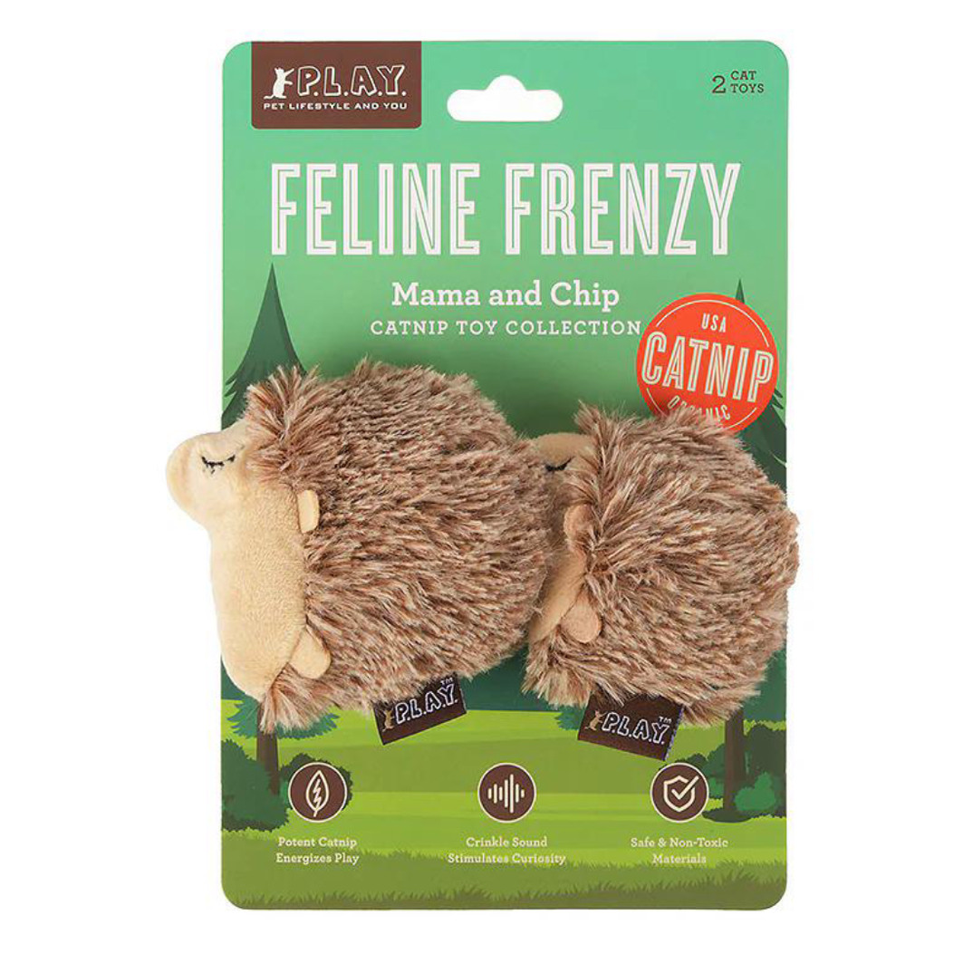 猫薄荷玩具 PLAY美国有机猫薄荷发声玩具刺猬 狐狸petisan