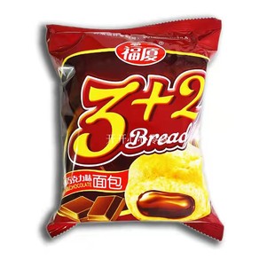 10袋奶油巧克力味3 天津面包110克 2面包爆浆巧克力味面包 包邮