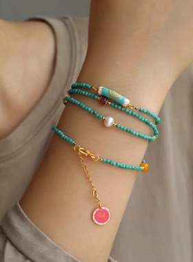 女松石蜜蜡碧玺碧玉葡萄石