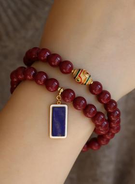 高端定制天然朱砂手链