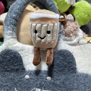 3寸儿童抓娃娃机小公仔咖啡奶茶毛绒挂件ins学生礼物玩偶挂饰玩偶