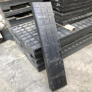 高强度抗冲击桥梁轻质步行板 供应表面耐磨橡胶步行板 43轨橡胶步
