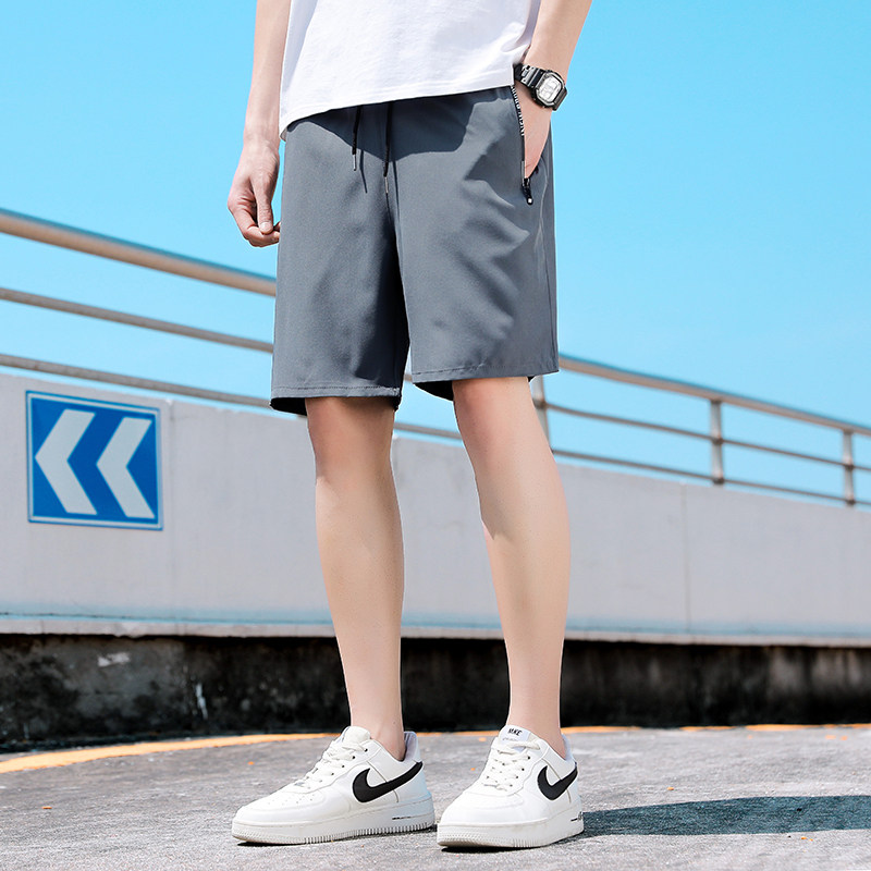 2026年夏季新款休闲商务宽松舒适亲肤透气百搭冰丝短裤,男装,短裤,淘宝优惠券,粉丝福利购,淘宝优惠卷