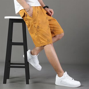 工装 夏季 男式 五分裤 子中老年 短裤 宽松潮流休闲薄裤 男士