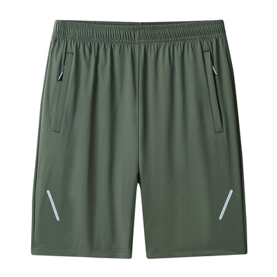 夏季休闲运动冰丝短裤双经平五分裤6855短裤