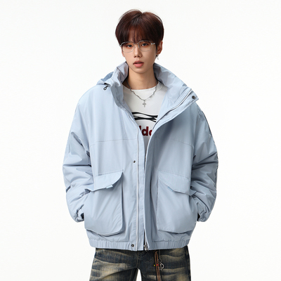 2025新款大码冬季青少年棉服男款加厚保暖面包服防风学生棉衣