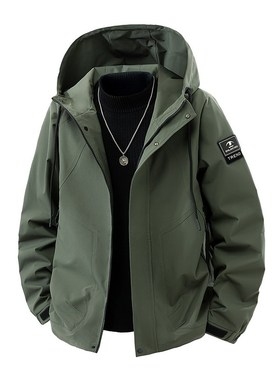 2026春季新款原创大码男装夹克潮酷夹克男M-8XL 控价 138