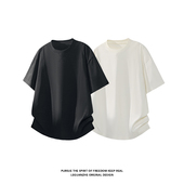 控价 港风白底大码 夏季 2026 新款 T恤M 特P15 圆领短袖 HT26238