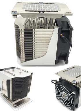 金钱豹4UR96至强金牌6133 3647服务器CPU侧吹6热管铜底台式双风扇