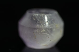 【高古珠古玉】千年战水晶珠佩饰-形体够大罕见-开门保真紫水晶珠