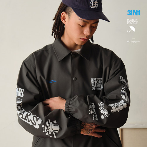Battles三合一防风教练夹克