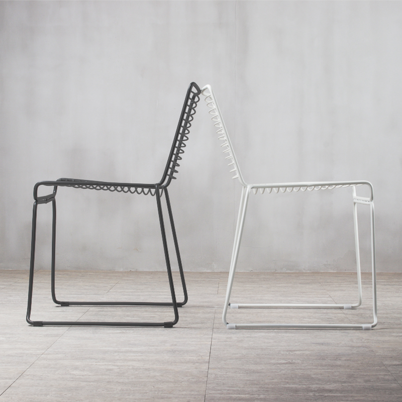 聚屋鸟 铁艺椅子 现代简约 创意 北欧风休闲金属椅子靠背 镂空|ruв категории жилой мебели, места категории, Председатель класса, стул - от Buy2taobao.com для оказания профессиональной услуги покупки агента Taobao