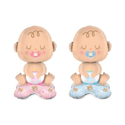 Babyshower性别揭示站立气球