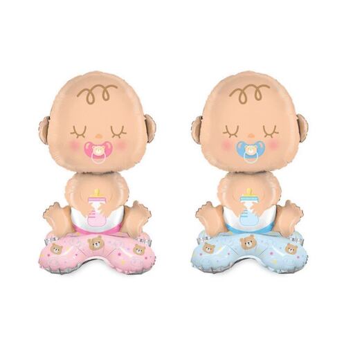Babyshower性别揭示站立气球