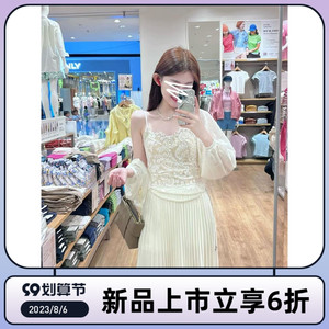 2023新品蕾丝吊带连衣裙新款轻熟风浪漫复古穿搭气质感裙子