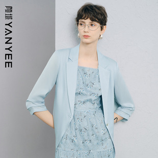颜域薄款高级感西装外套女2026夏季新款职业名媛风气质女款小西服