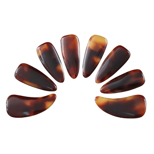 蓼风古筝指甲玳瑁色儿童小号初学者成人专业遥指神器弹古筝的义甲