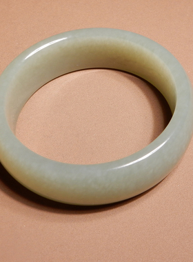 方言和田玉新疆且末蓝色基调手镯