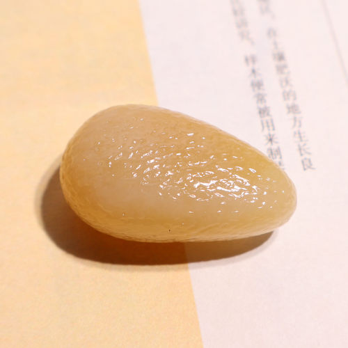 玉禧珠宝精品和田玉新疆细油糯且末老坑料糖白玉随型吊坠挂件A9