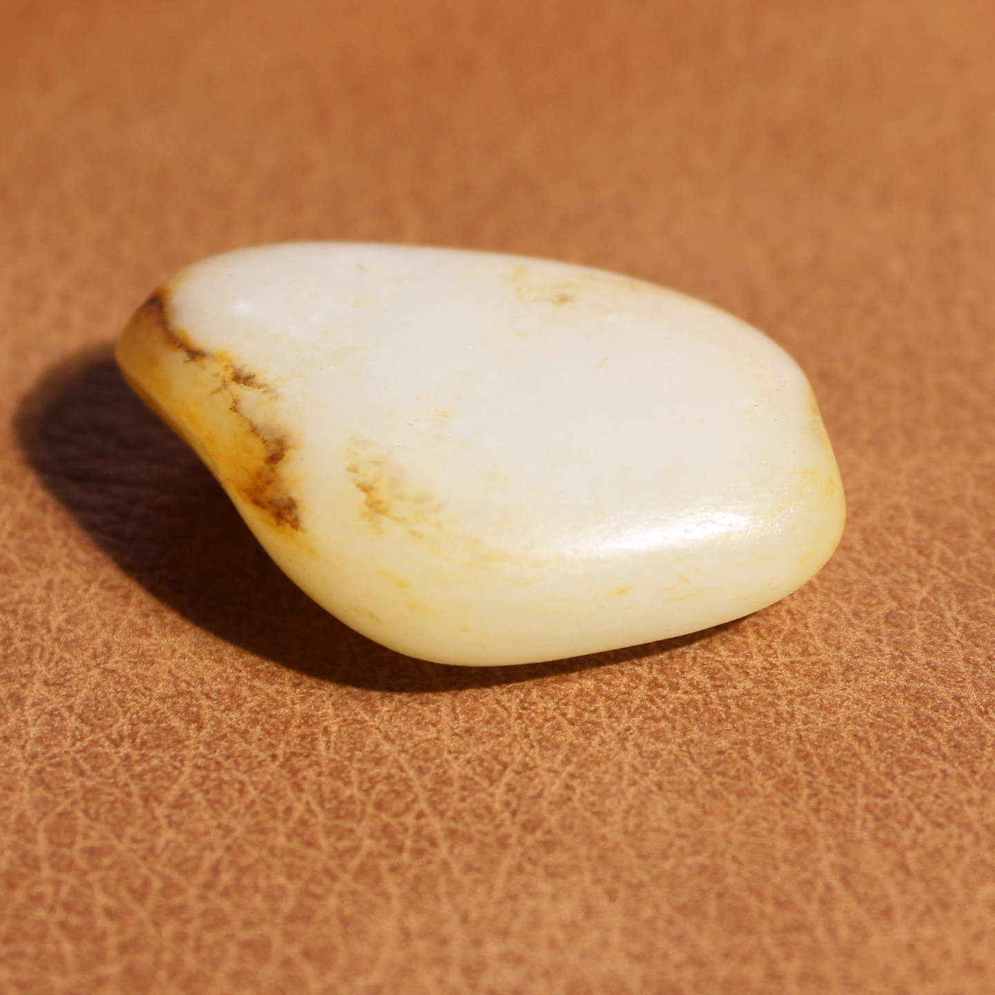 玉禧珠宝和田玉精品特色新疆洒金皮白玉籽料原石玩料吊坠挂件W1