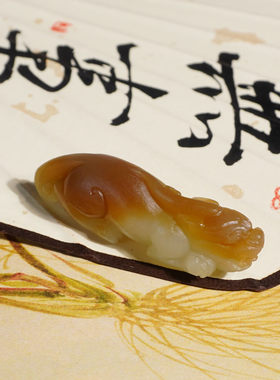 玉禧珠宝特惠天然和田玉新疆且末油润高脂糖白玉立体貔貅吊坠A9