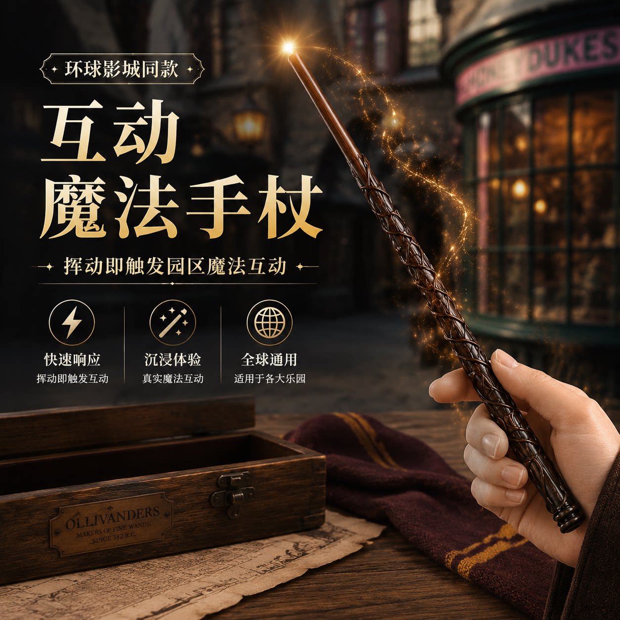 环球影城哈利波特互动魔杖热门款图片