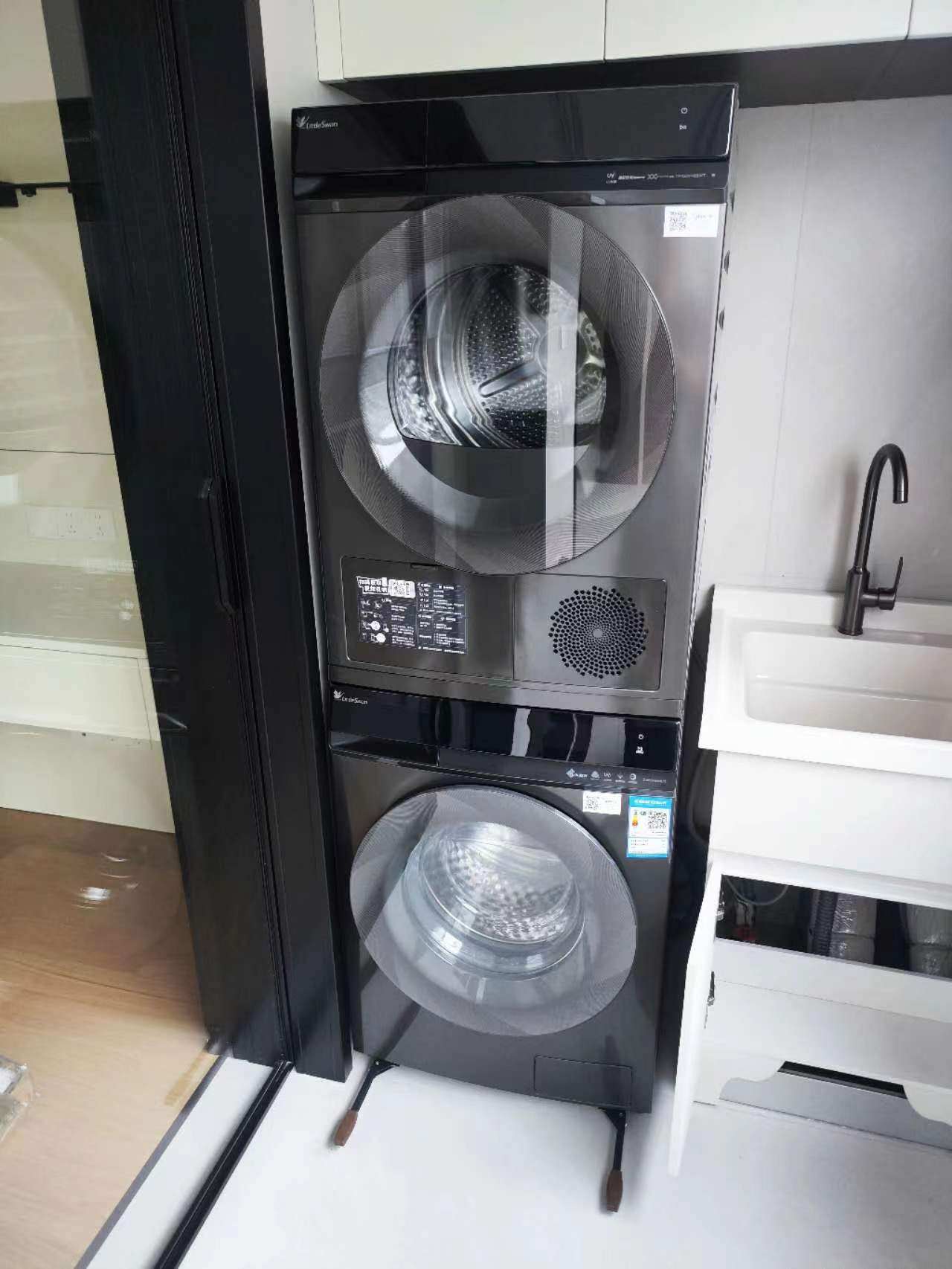 小天鹅专用滚筒洗衣机隐形移动支架超薄可移动神器滑轮升降底座架