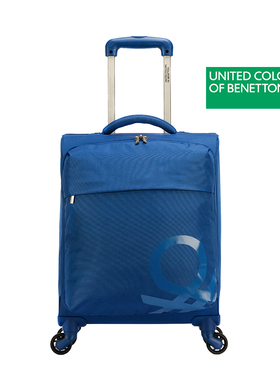 贝纳通牛津布拉杆行李箱糖果色男女学生迷你小登机箱