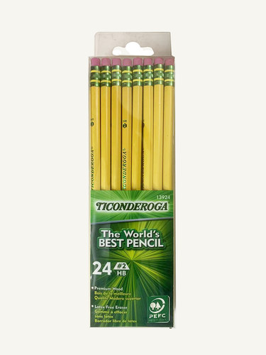 Ticonderoga六角经典柠黄量贩装