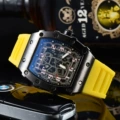 Black with Yellow Stripe