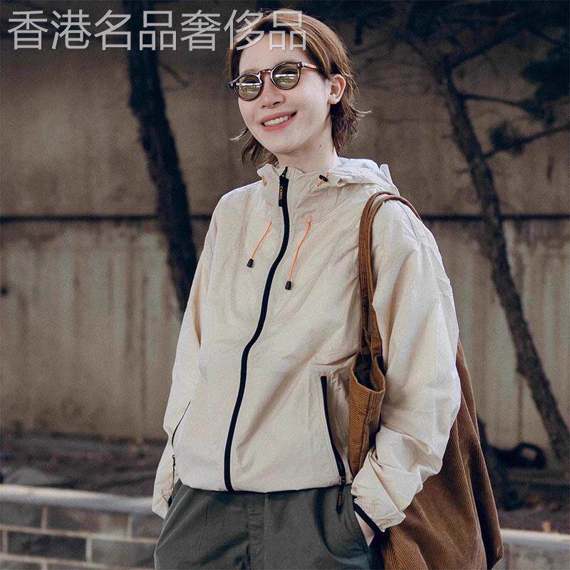 2025新款防紫外线户外凉感衣 女款连帽短款百搭防晒服 男女皆宜冰