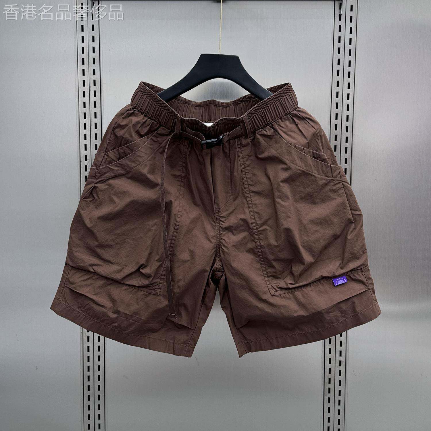 代购夏季薄款工装短裤男士户外运动休闲美式宽松五分裤纯色沙滩裤