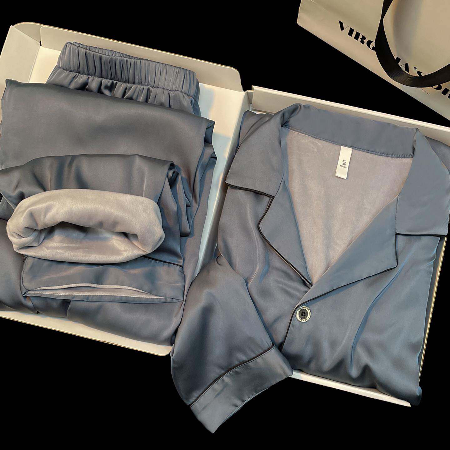 日本加绒加厚男士睡衣2025新款秋冬季保暖可外穿银狐绒家居服套装