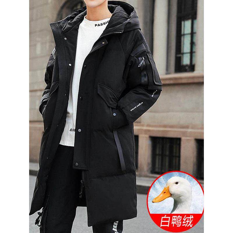 TWG中长款羽绒服男士秋冬季新款加厚保暖高级感工装潮流休闲外套